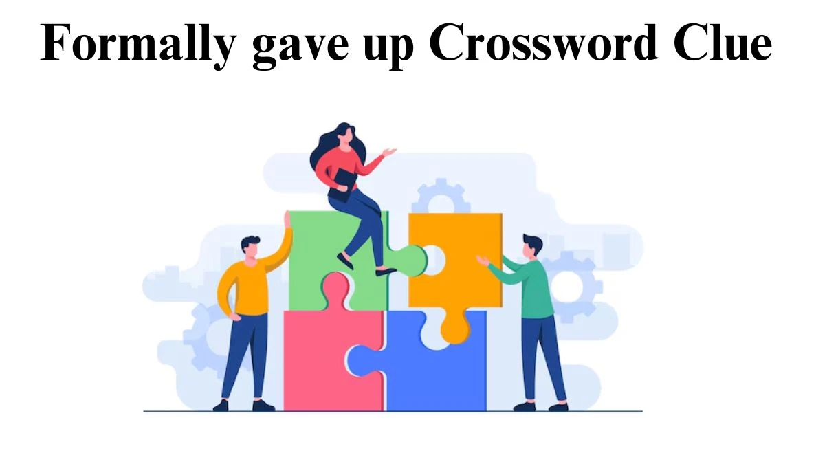 Formally gave up Daily Commuter Crossword Clue Puzzle Answer from July 31, 2024