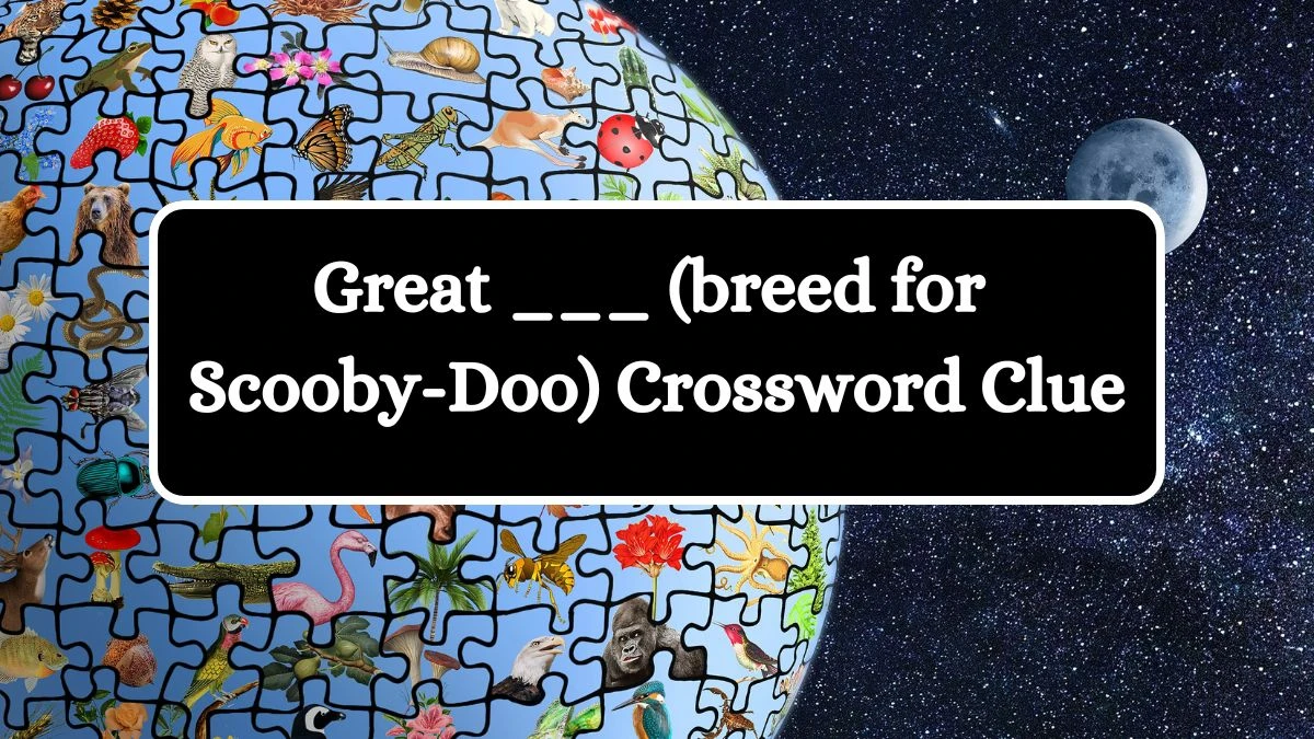 Daily Themed Great ___ (breed for Scooby-Doo) Crossword Clue Puzzle Answer from July 10, 2024