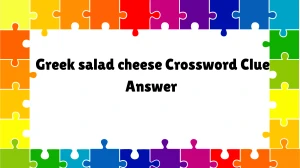 Thomas Joseph Greek salad cheese Crossword Clue Puzzle Answer from July 07, 2024