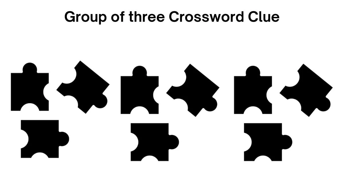 Group of three Daily Commuter Crossword Clue Puzzle Answer from July 19, 2024