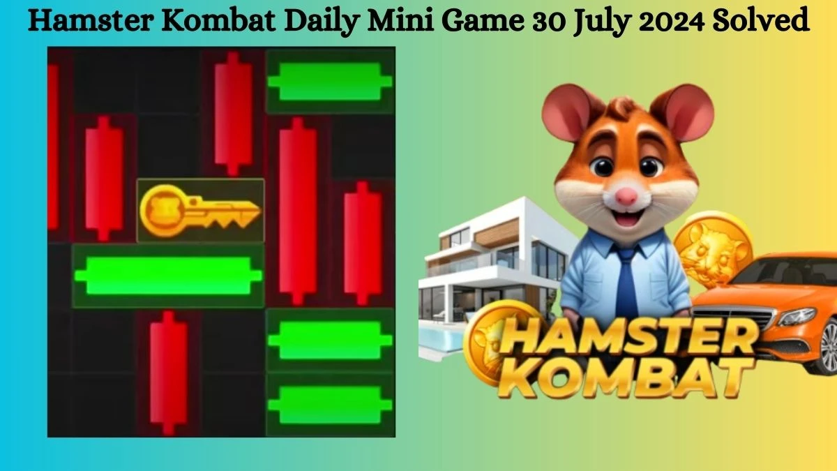 Hamster Kombat Daily Mini Game 30 July 2024 Solved