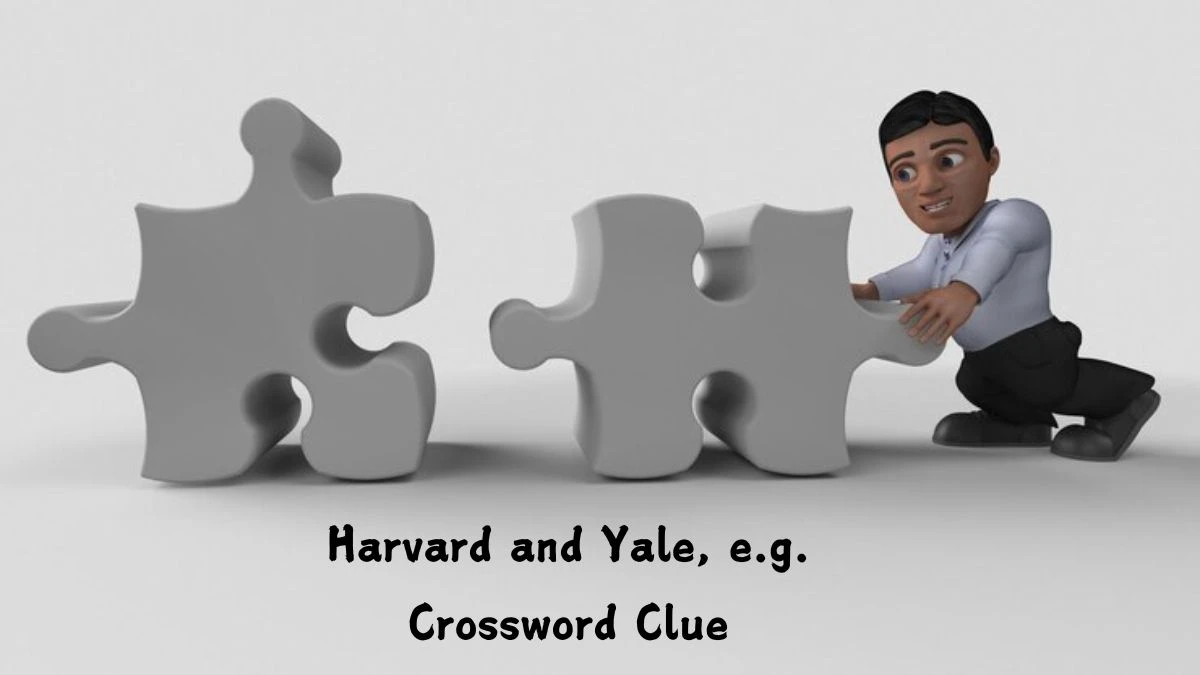 Harvard and Yale, e.g. Daily Commuter Crossword Clue Puzzle Answer from July 20, 2024