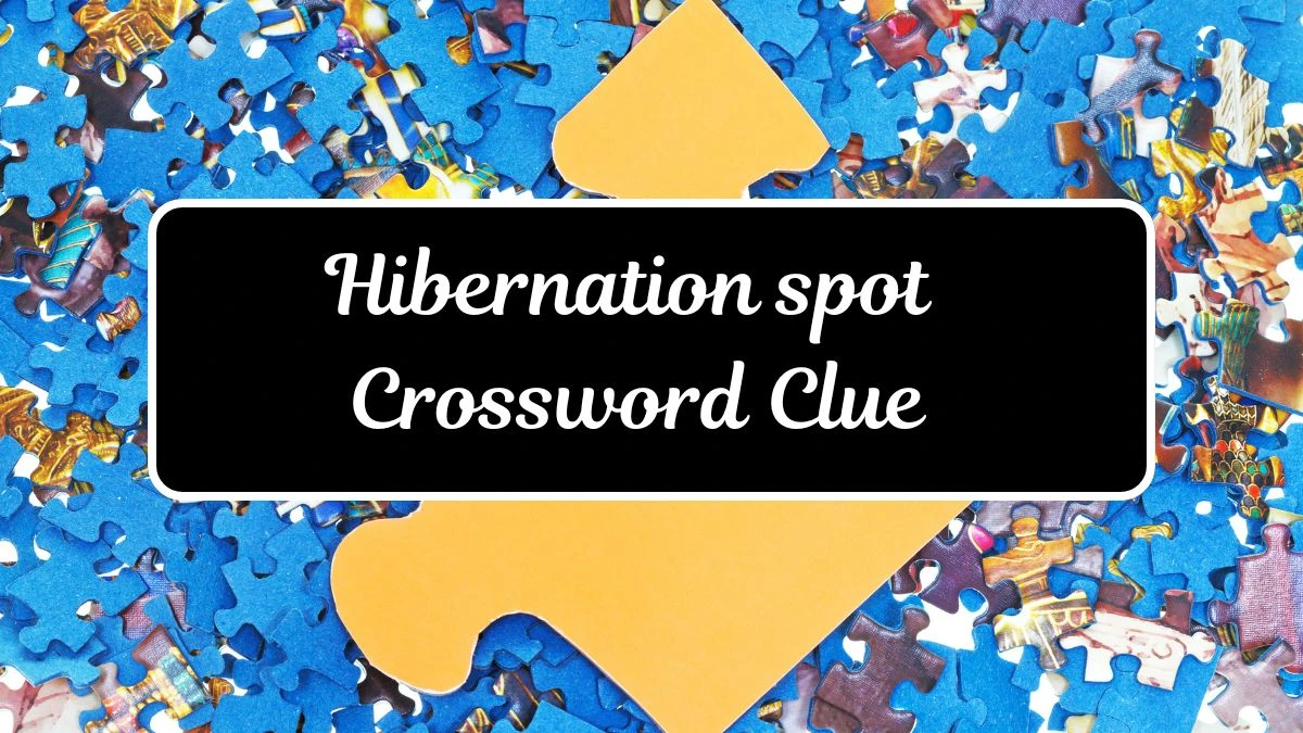 LA Times Hibernation spot Crossword Clue Puzzle Answer from July 17, 2024