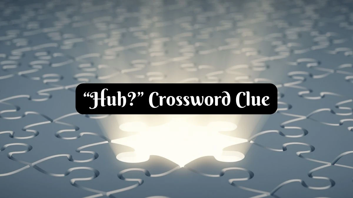 “Huh?” Daily Commuter Crossword Clue Puzzle Answer from July 03, 2024