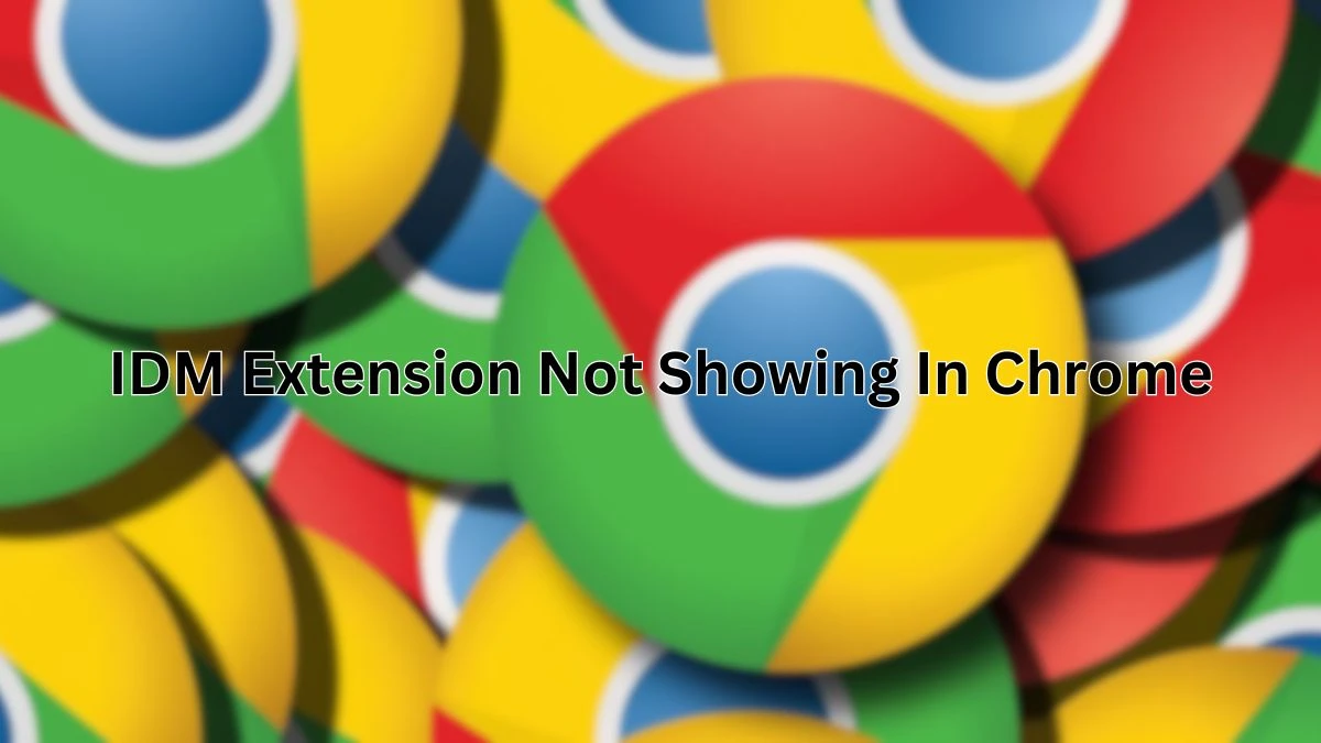 IDM Extension Not Showing In Chrome, Causes And Fixes