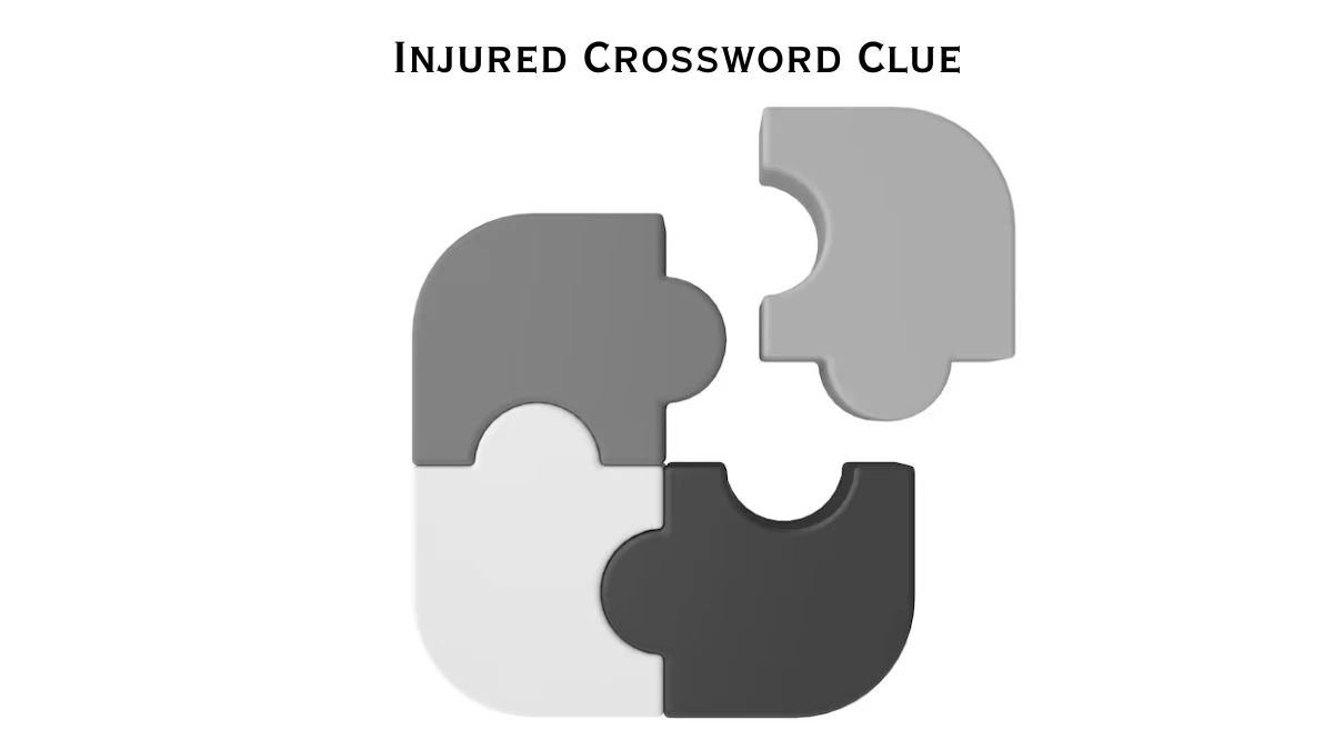 Daily Commuter Injured Crossword Clue 3 Letters Puzzle Answer from July 27, 2024