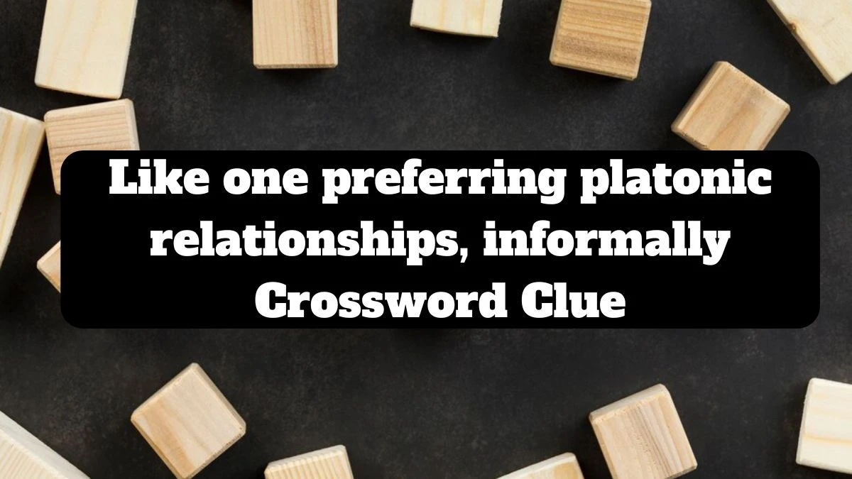 NYT Like one preferring platonic relationships, informally Crossword Clue Puzzle Answer from July 14, 2024