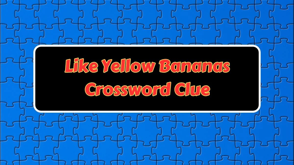 Like Yellow Bananas Daily Commuter Crossword Clue Puzzle Answer from July 12, 2024