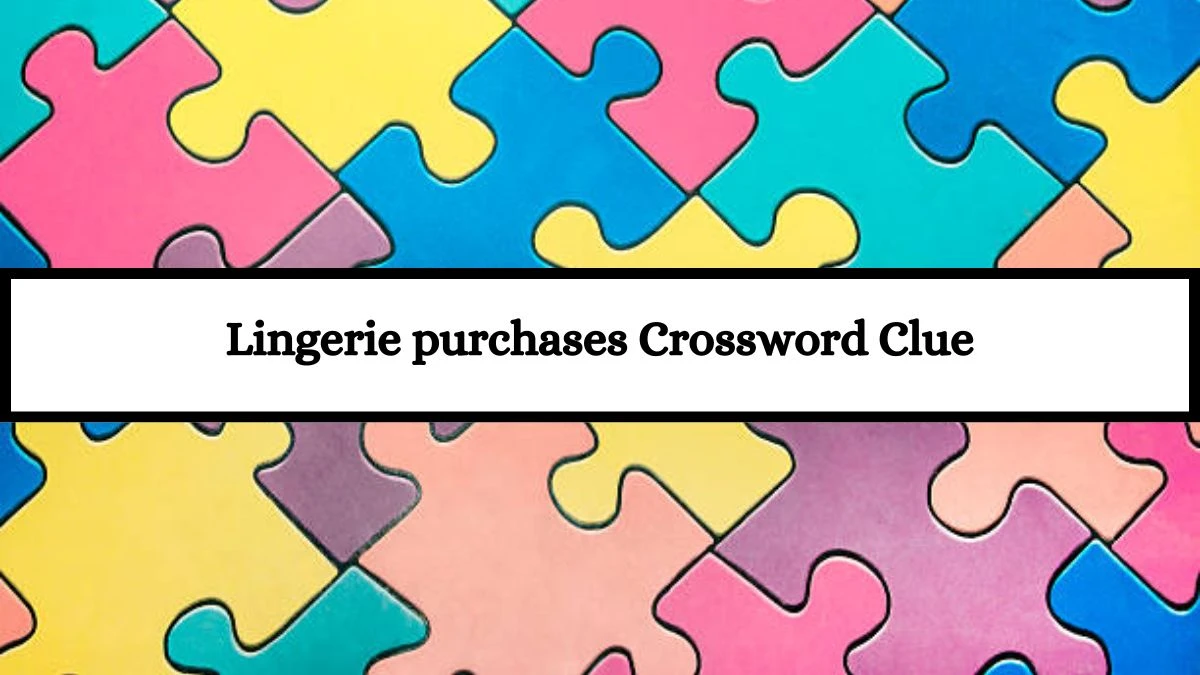 Lingerie purchases LA Times Crossword Clue Puzzle Answer from July 12, 2024