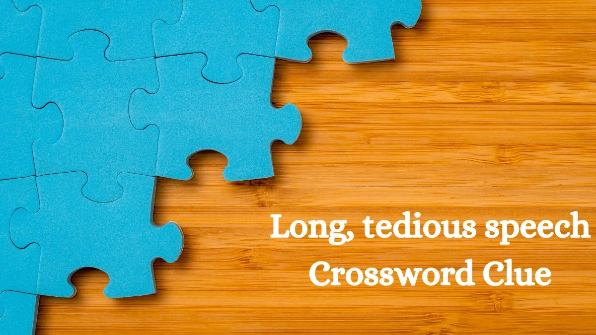 Long, tedious speech Daily Commuter Crossword Clue Answers on July 11, 2024