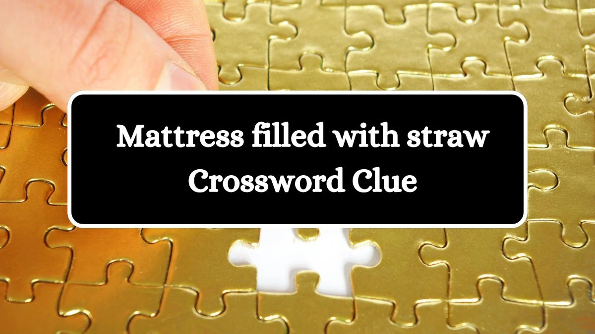 Irish Daily Mail Quick Mattress filled with straw Crossword Clue Puzzle Answers from July 27, 2024