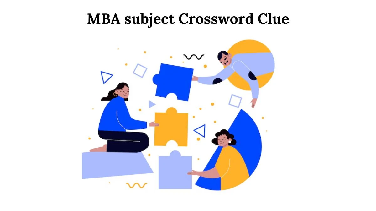 USA Today MBA subject Crossword Clue Puzzle Answer from July 31, 2024