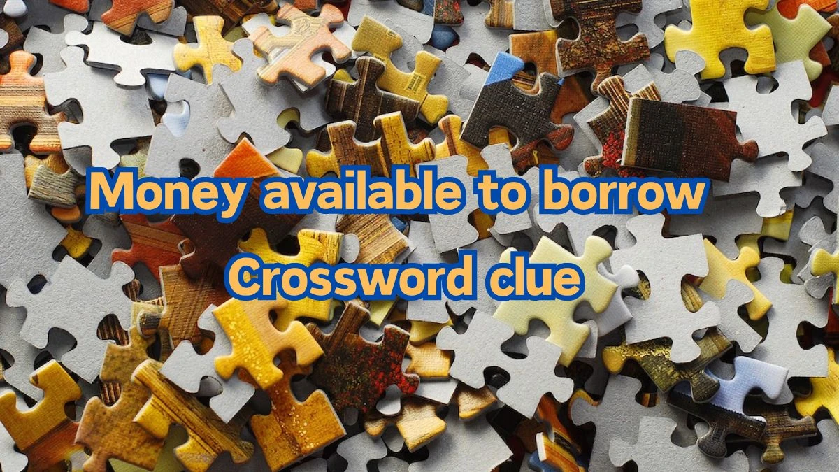 Money available to borrow Crossword Clue Puzzle Answer from July 11, 2024