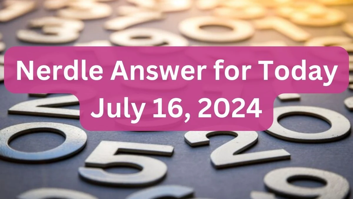 Nerdle Answer for Today July 16, 2024