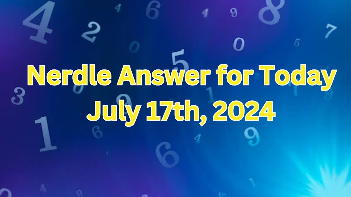 Nerdle Answer for Today July 17th, 2024 - News