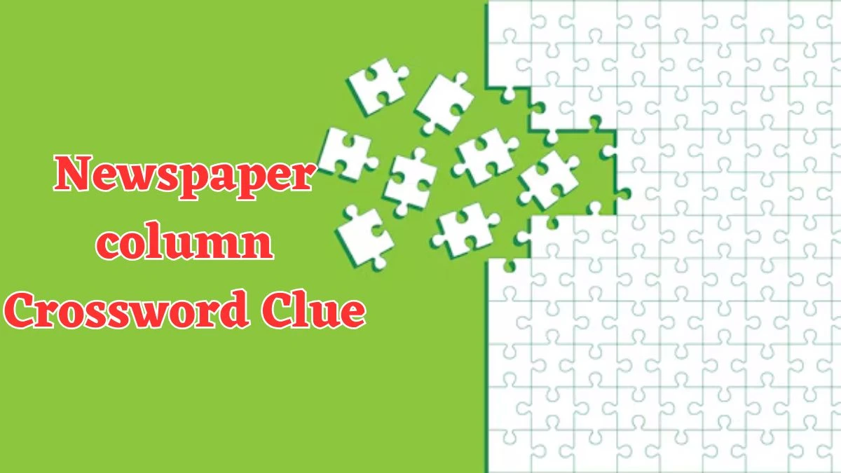 Newspaper column Crossword Clue Puzzle Answer from July 29, 2024