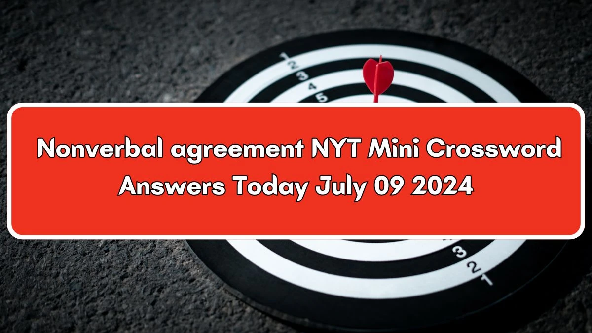 Nonverbal agreement NYT Crossword Clue Puzzle Answer from July 09, 2024