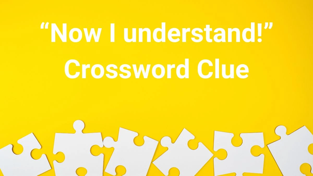 Universal “Now I understand!” Crossword Clue Puzzle Answer from July 02, 2024