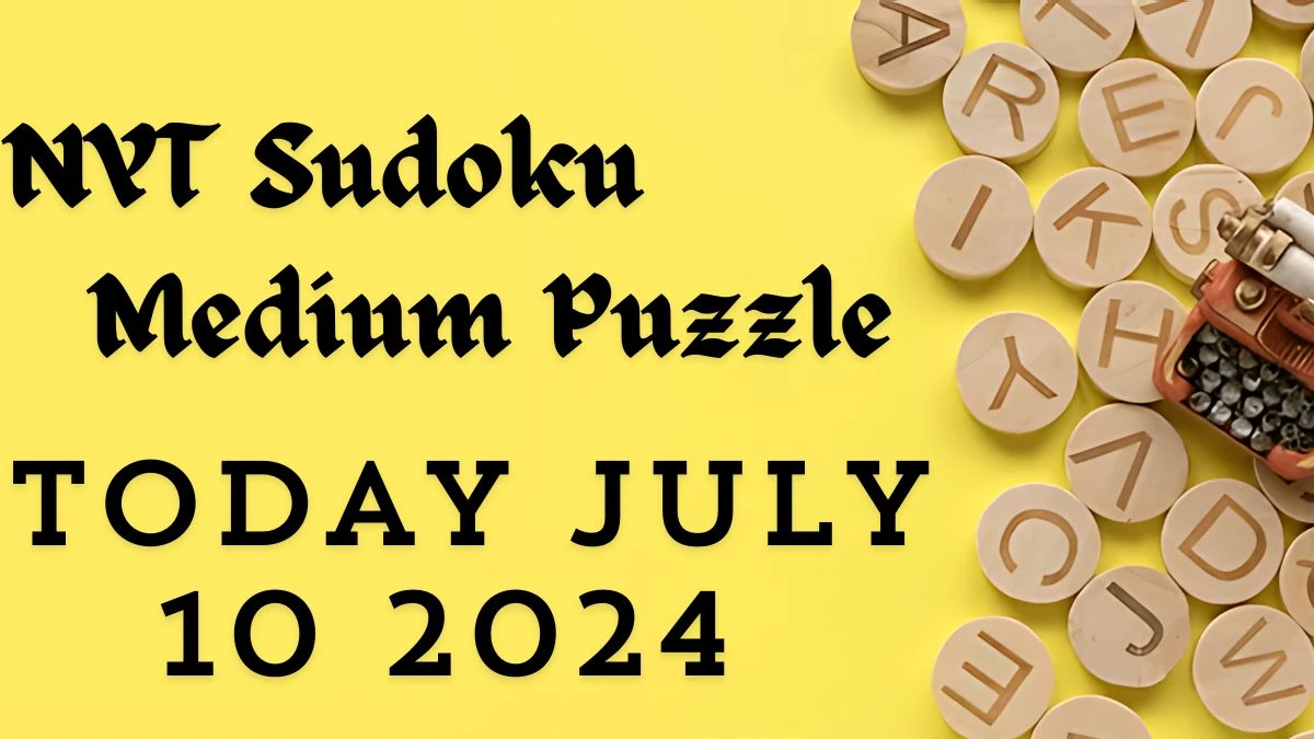 NYT Sudoku Medium Puzzle Answer July 10 2024