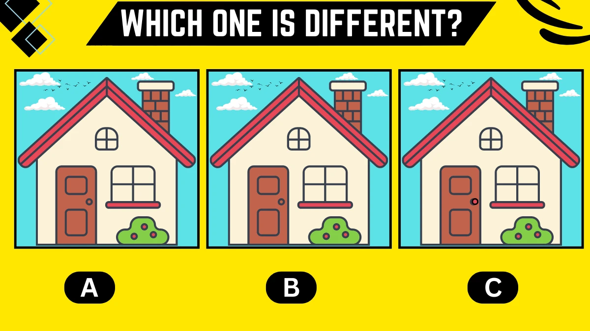 Observation Brain Challenge: Only People with 4k Vision Can Spot the Different House in 7 Secs