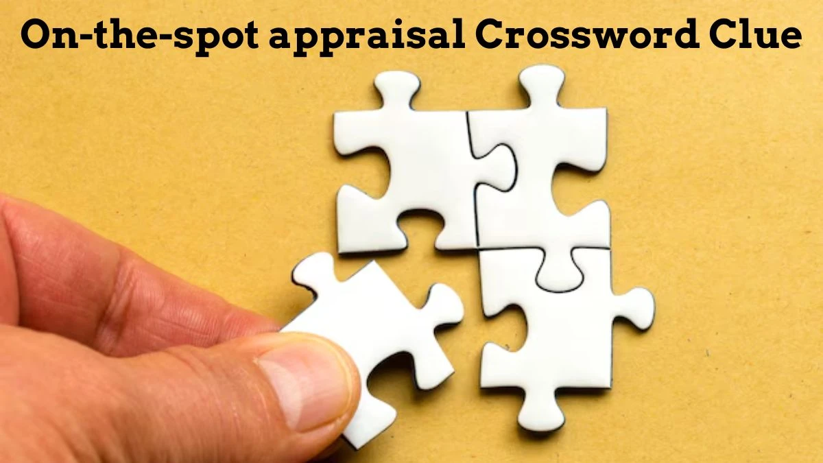 USA Today On-the-spot appraisal Crossword Clue Puzzle Answer from July 16, 2024