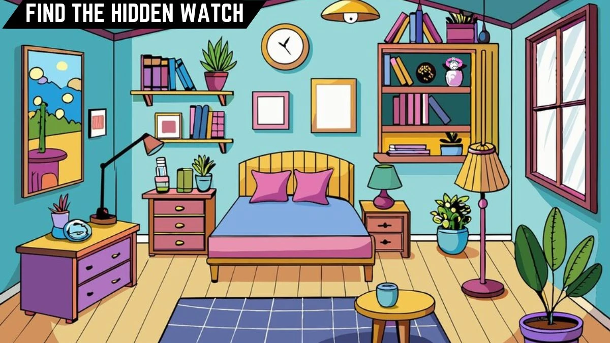 Optical Illusion Eye Test: Only 5% With Laser Vision Can Spot The Hidden Watch in this Bedroom Image in 8 Secs