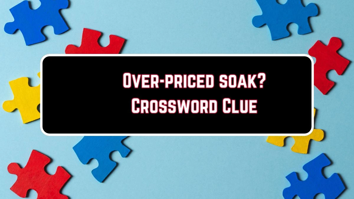 Over-priced soak? Crossword Clue Puzzle Answer from July 30, 2024