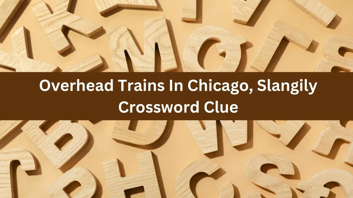 Overhead Trains In Chicago, Slangily Crossword Clue Daily Themed Puzzle Answer from July 07, 2024