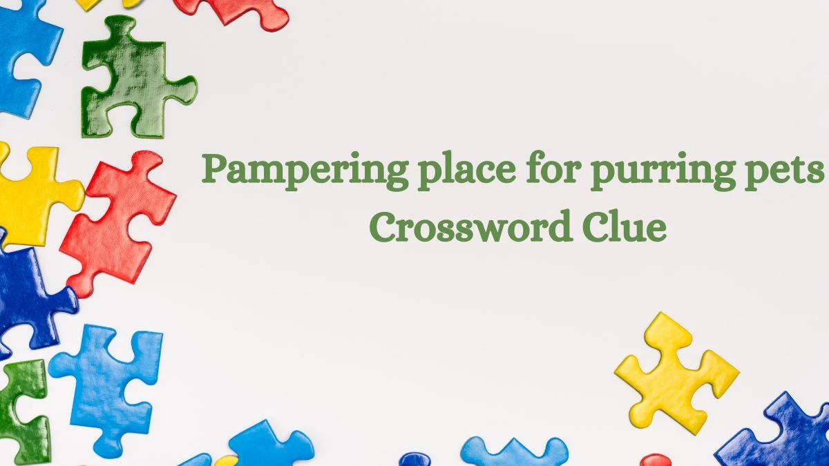 NYT Pampering place for purring pets Crossword Clue Puzzle Answer from July 23, 2024