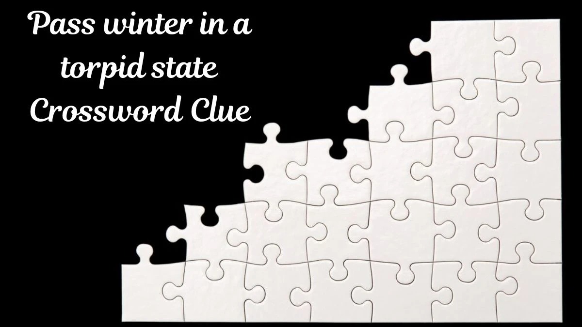 Pass winter in a torpid state Crossword Clue Puzzle Answer from July 01, 2024