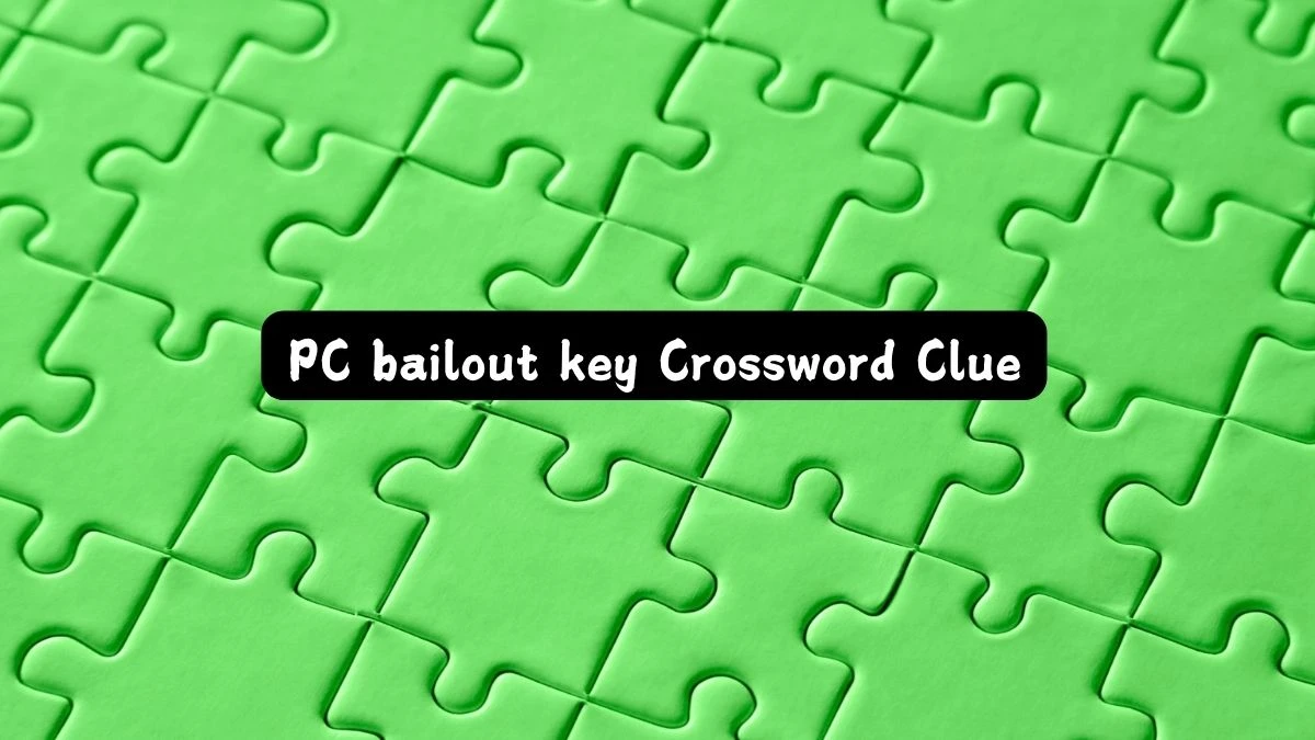 Daily Themed PC bailout key Crossword Clue Puzzle Answer from July 24, 2024