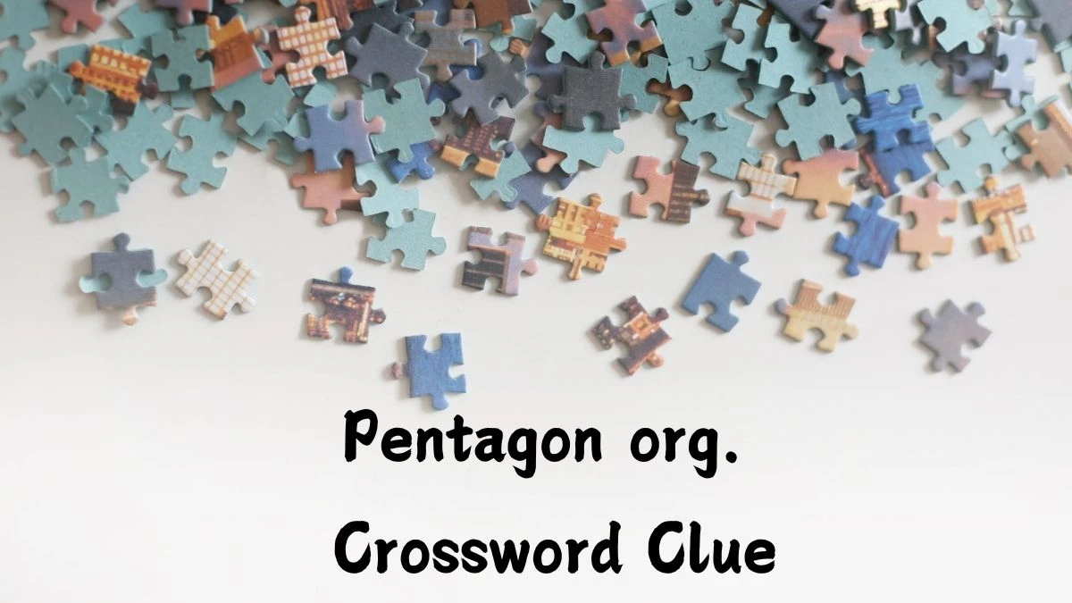 Pentagon org. NYT Crossword Clue Puzzle Answer from July 10, 2024