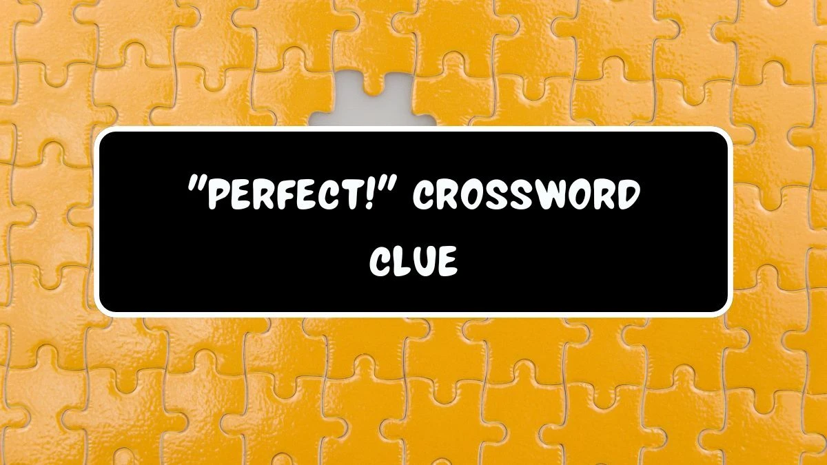 LA Times Perfect! Crossword Puzzle Answer from July 21, 2024