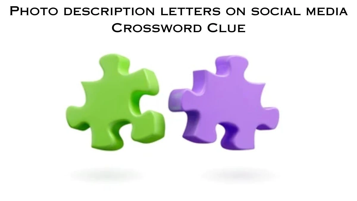 Photo description letters on social media Universal Crossword Clue Puzzle Answer from July 02, 2024