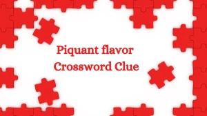 Piquant flavor Universal Crossword Clue Puzzle Answer from July 21, 2024