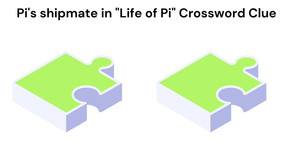 USA Today Pi's shipmate in Life of Pi Crossword Clue Puzzle Answer from July 19, 2024