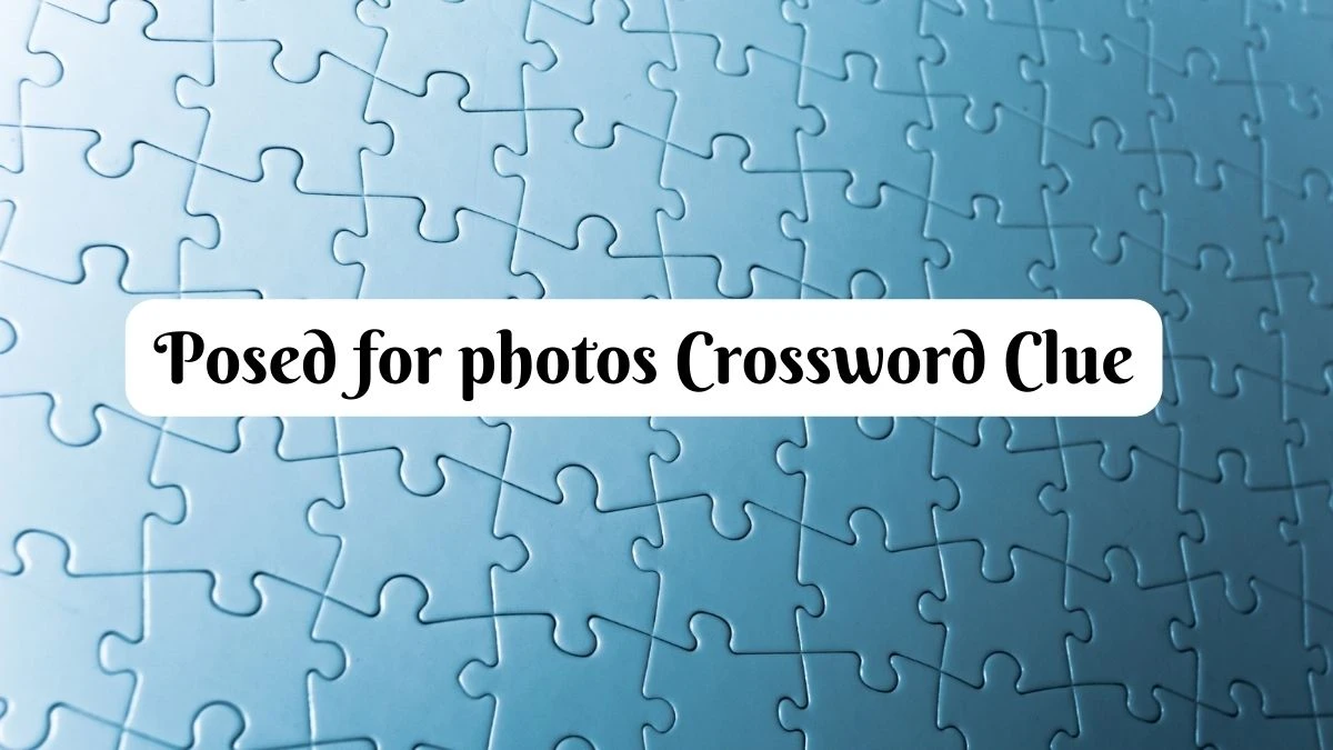 Posed for photos Daily Commuter Crossword Clue Puzzle Answer from July 03, 2024