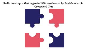 Radio music quiz that began in 1986, now hosted by Paul Gambaccini Crossword Clue Puzzle Answer from July 31, 2024