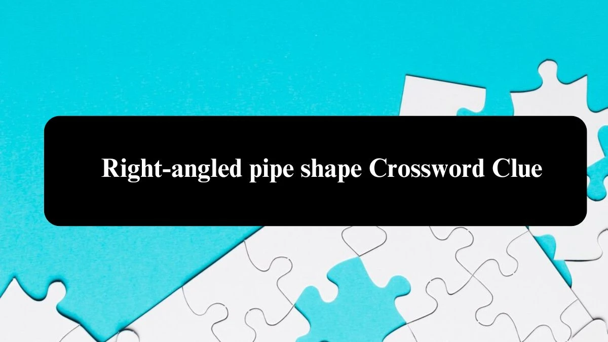 Right-angled pipe shape Daily Themed Crossword Clue Puzzle Answer from August 01, 2024