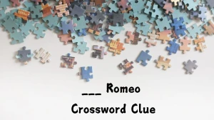 LA Times ___ Romeo Crossword Clue Puzzle Answer from July 25, 2024