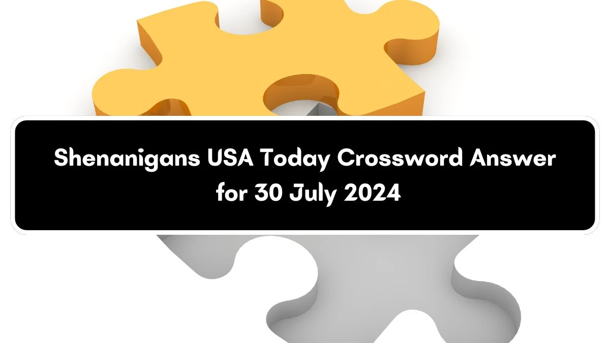 USA Today Shenanigans Crossword Clue Puzzle Answer from July 31, 2024