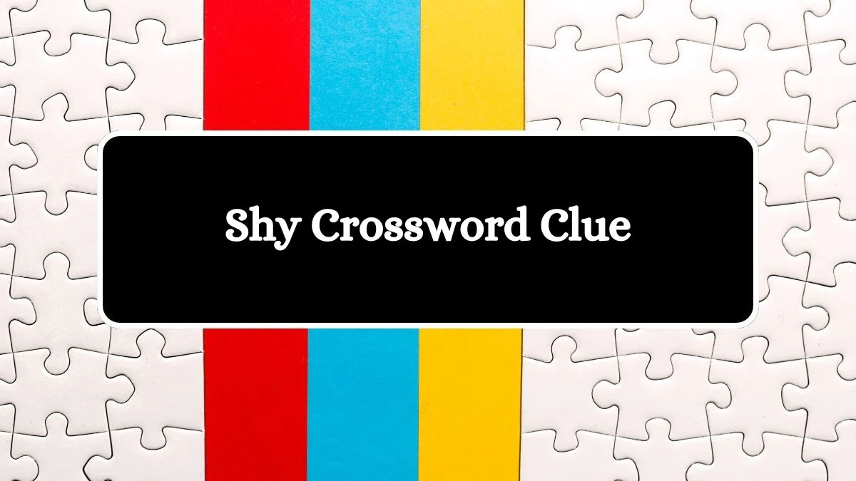 USA Today Shy Crossword Clue Puzzle Answer from July 22, 2024