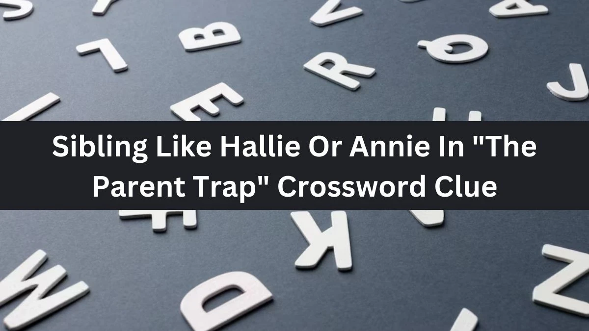 USA Today Sibling Like Hallie Or Annie In The Parent Trap Crossword Clue Puzzle Answer from July 25, 2024