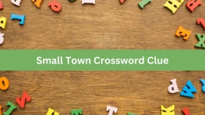 LA Times Small Town Crossword Clue Puzzle Answer from July 27, 2024