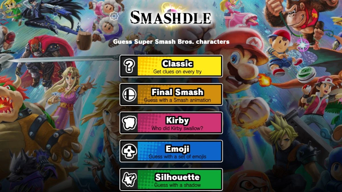 Smashdle Answers Today July 11, 2024: Classic, Final Smash, Kirby, Emoji, Silhouette