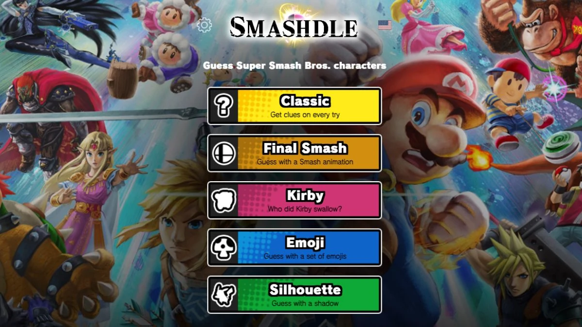 Smashdle Answers Today July 19, 2024: Classic, Final Smash, Kirby, Emoji, Silhouette