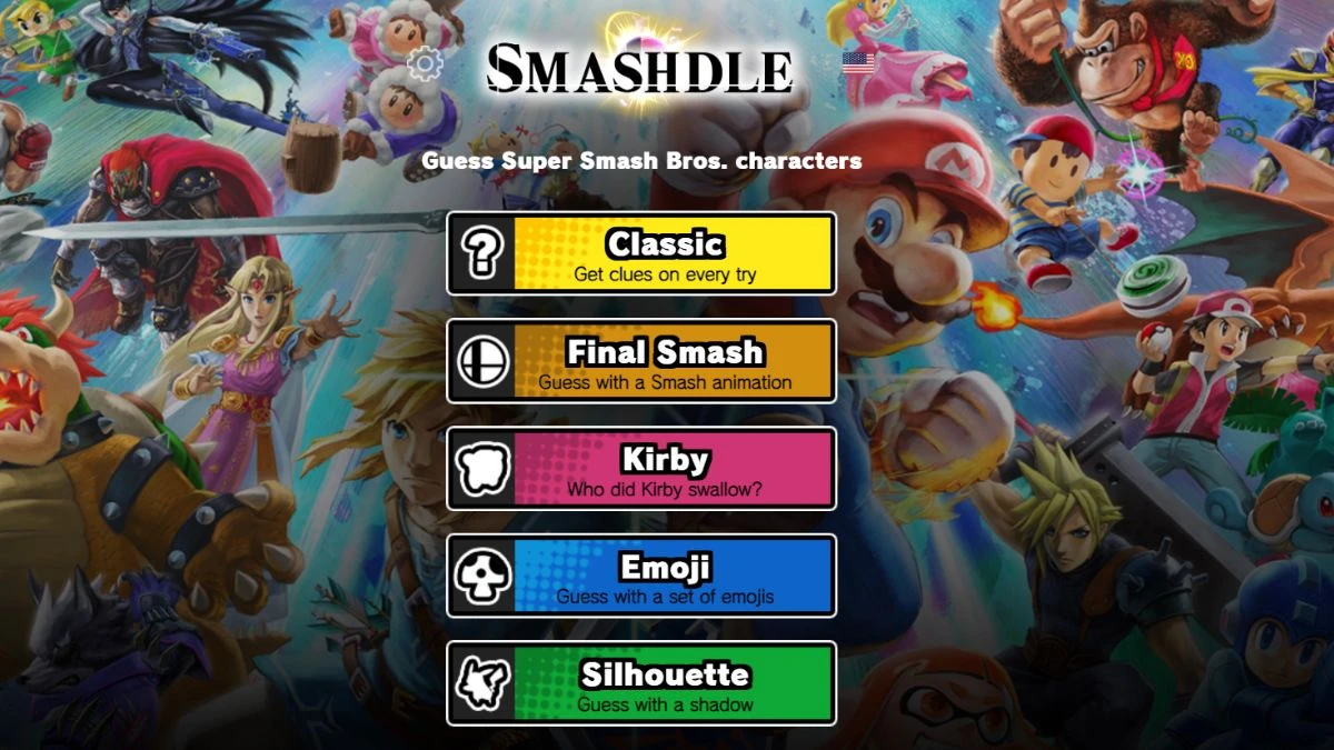 Smashdle Answers Today July 20, 2024: Classic, Final Smash, Kirby, Emoji, Silhouette