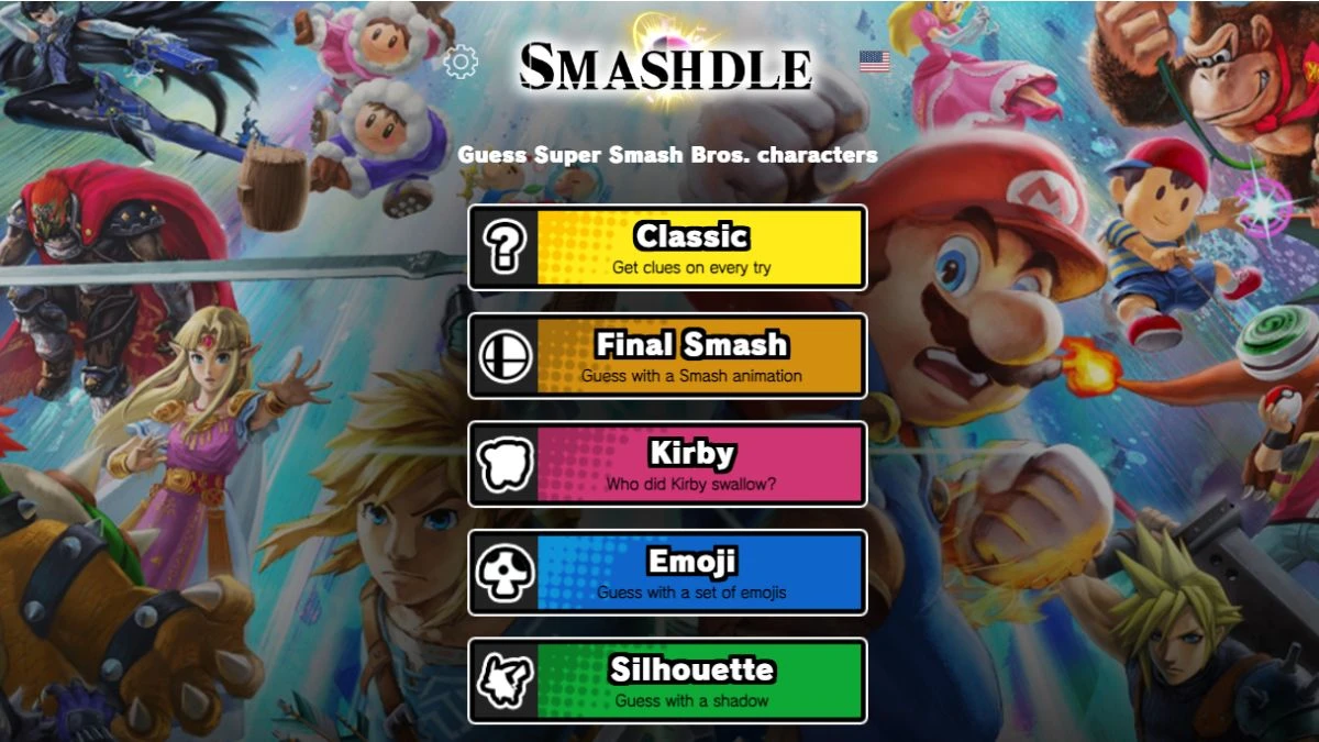 Smashdle Answers Today July 27, 2024: Classic, Final Smash, Kirby, Emoji, Silhouette