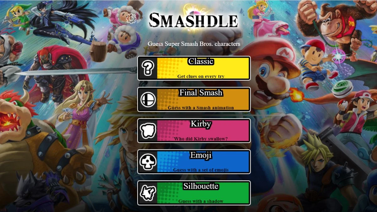 Smashdle Answers Today July 30, 2024: Classic, Final Smash, Kirby, Emoji, Silhouette