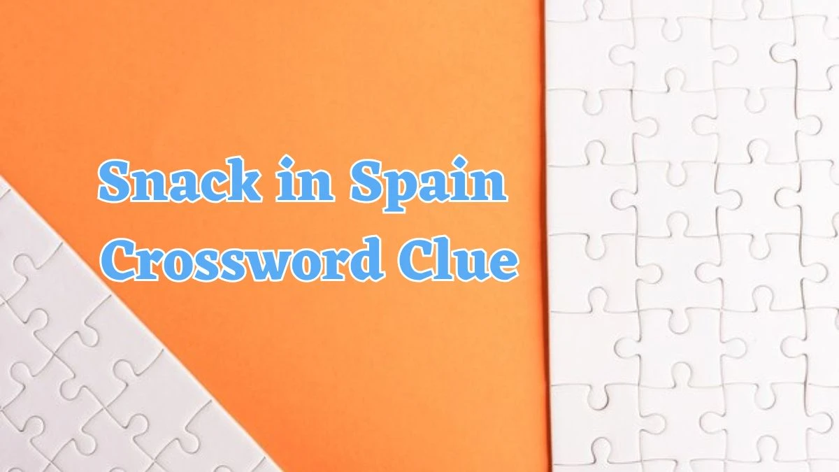 Universal Snack in Spain Crossword Clue Puzzle Answer from July 24, 2024